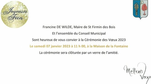 Voeux du Maire 2023